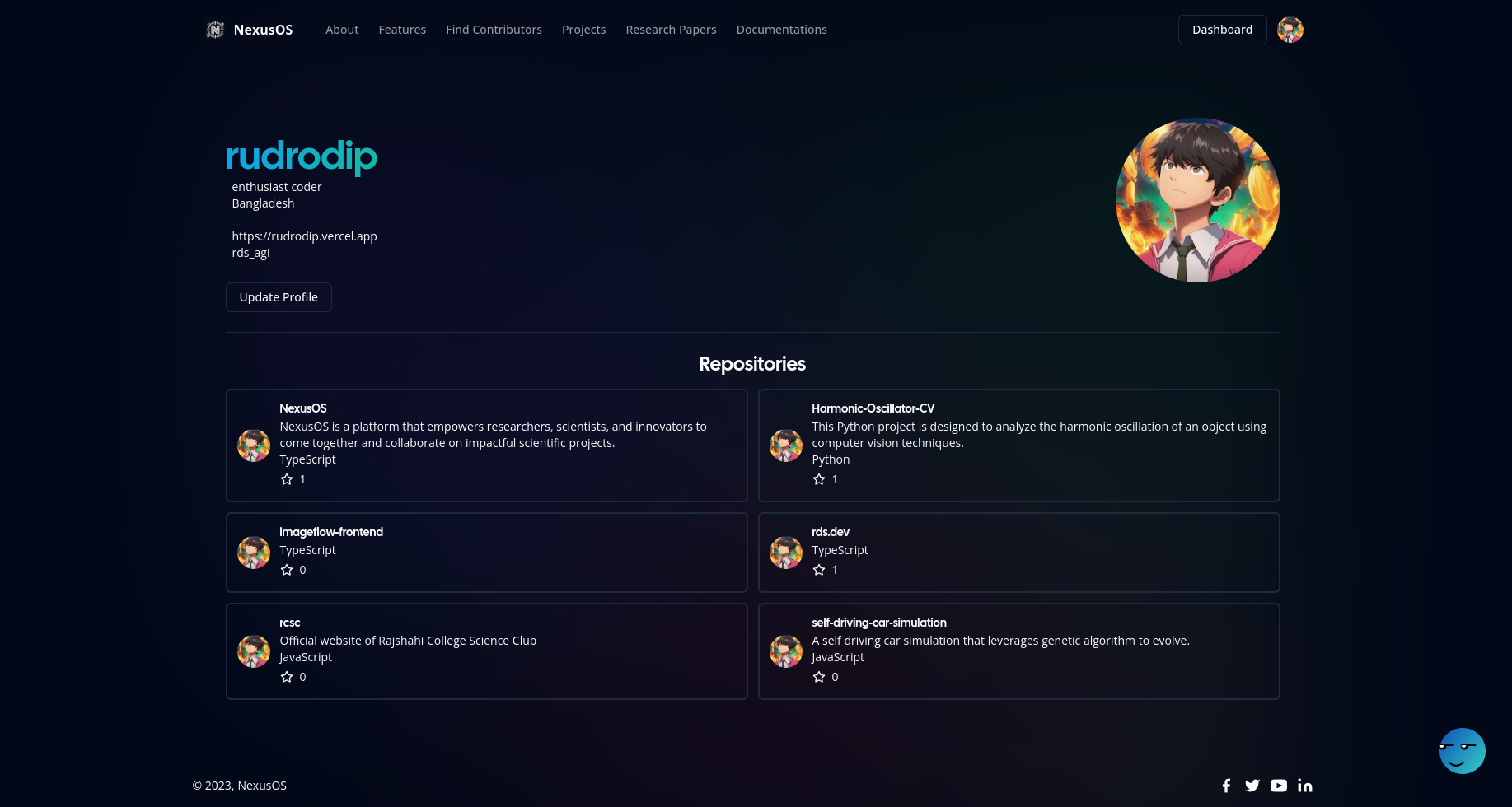 Profile Page