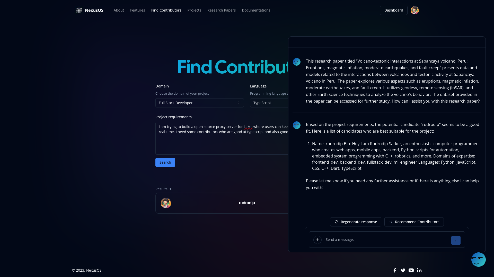 Find Contributors